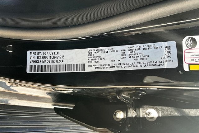 2020 RAM 1500 Laramie