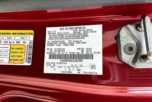 2016 Ford Mustang EcoBoost Premium