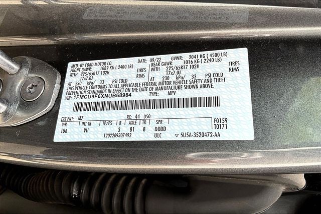 2022 Ford Escape S