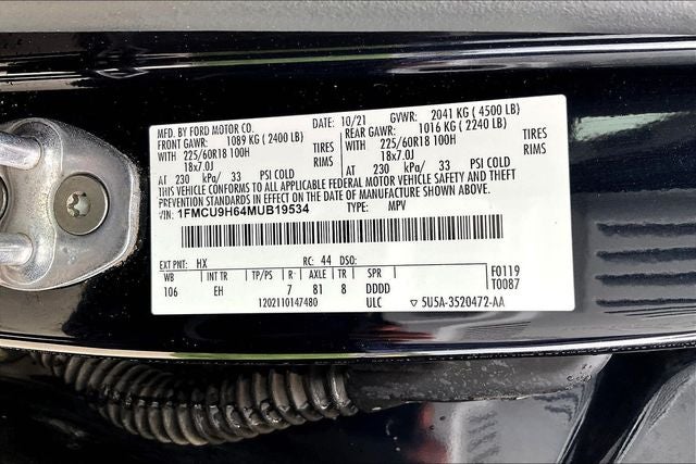 2021 Ford Escape SEL