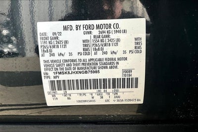 2022 Ford Explorer Timberline