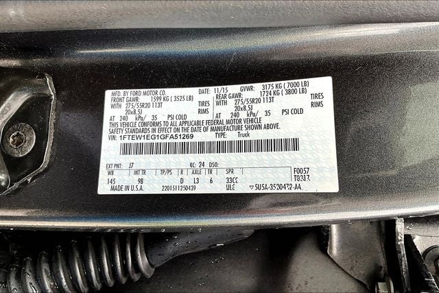 2016 Ford F-150 Platinum