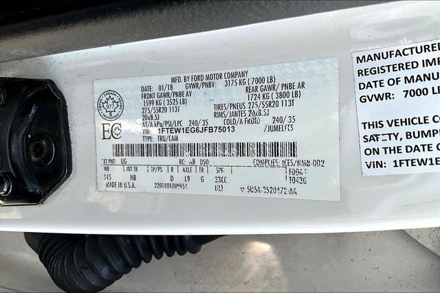 2018 Ford F-150 Lariat