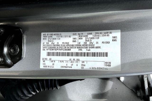 2019 Ford F-150 XL
