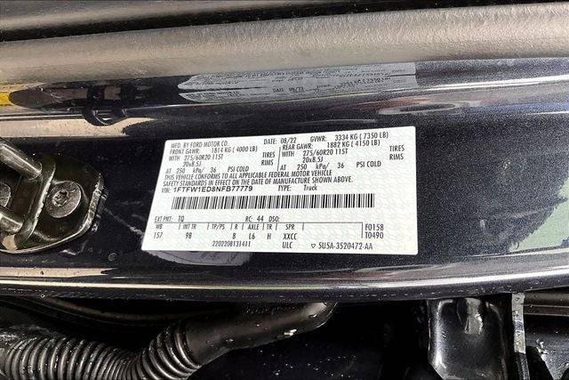 2022 Ford F-150 Platinum