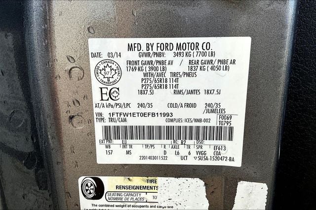 2014 Ford F-150 XLT