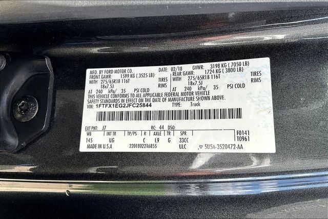 2018 Ford F-150 XLT