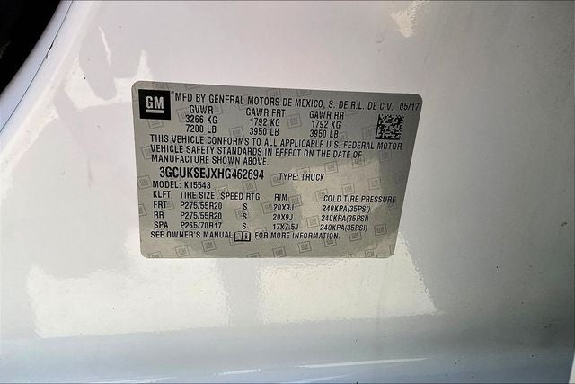 2017 Chevrolet Silverado 1500 LTZ 1LZ