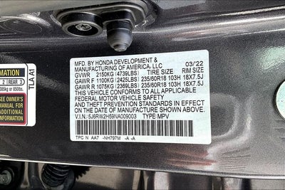 2022 Honda CR-V EX
