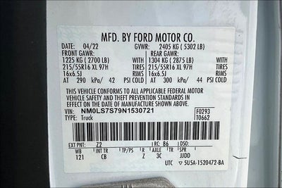 2022 Ford Transit Connect XL