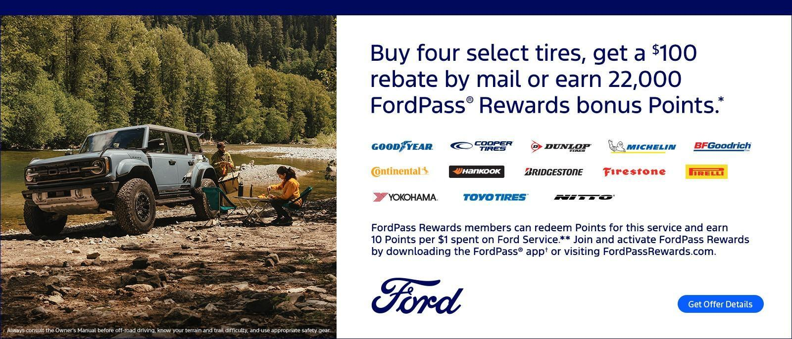 Buy Four Select Tires at Phil Fitts Ford in New Castle PA